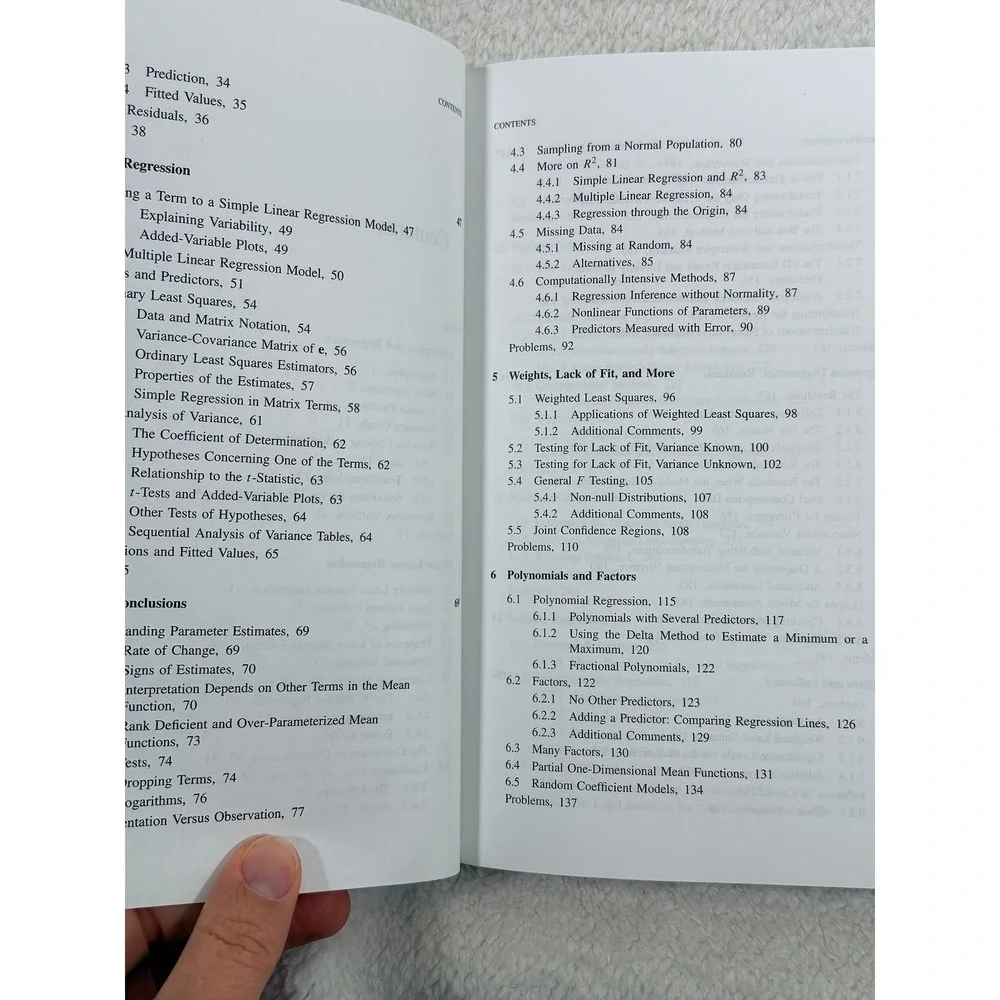 Applied Linear Regression Sanford 2005 Statistic and Probability Series